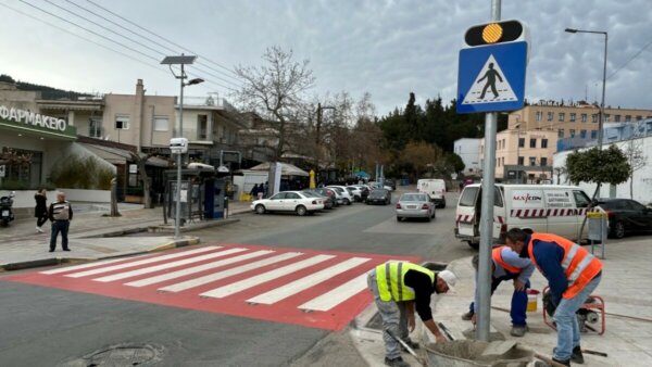 Συνεχίζεται η αναβάθμιση των διαβάσεων πεζών στη Λαμία. Το πρόγραμμα εργασιών από 31 Ιανουαρίου έως 03 Φεβρουαρίου