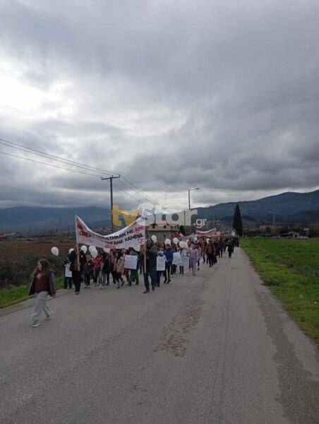 Συγκέντρωση για τα Τέμπη στον δήμο Μακρακώμης (video).