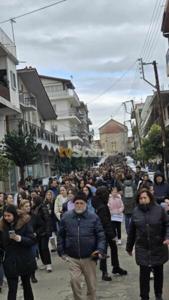 Συγκέντρωση για τα Τέμπη στη Μαλεσίνα (photo+video).