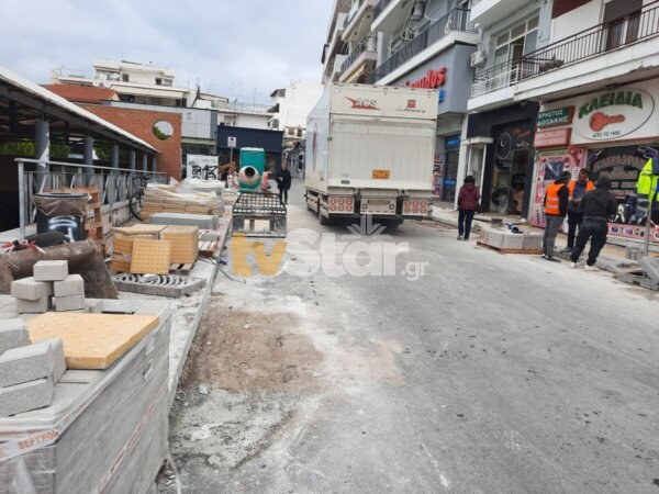 Κλειστό τμήμα της οδού Νεοφύτου στη Χαλκίδα για εργασίες αναβάθμισης