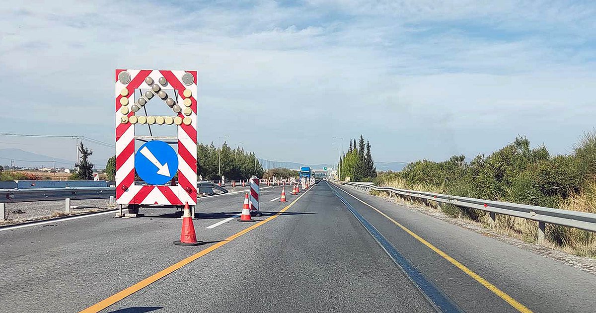 Κυκλοφοριακές ρυθμίσεις, λόγω εκτέλεσης εργασιών στην Εθνική Οδό  στη Βοιωτία