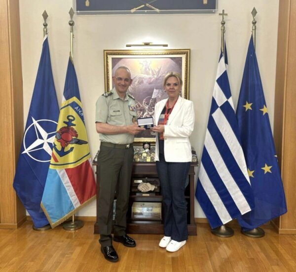 Συνάντηση της Δημάρχου Χαλκιδέων με τον Αρχηγό ΓΕΕΘΑ
