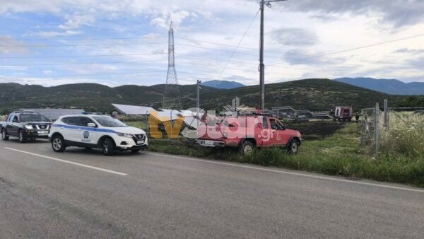 Φωτιά σε φωτοβολταϊκό στη Χαιρώνεια (video)