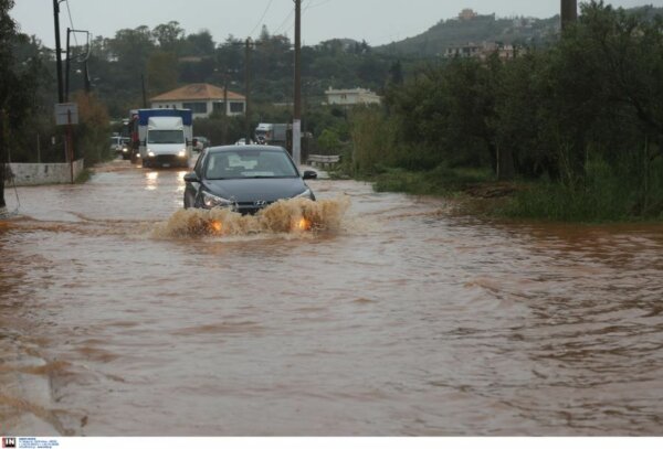 Νέο έκτακτο δελτίο ΕΜΥ: Ισχυρές καταιγίδες με μεγάλη ένταση και διάρκεια ως την Πέμπτη – Οι περιοχές στο “κόκκινο”