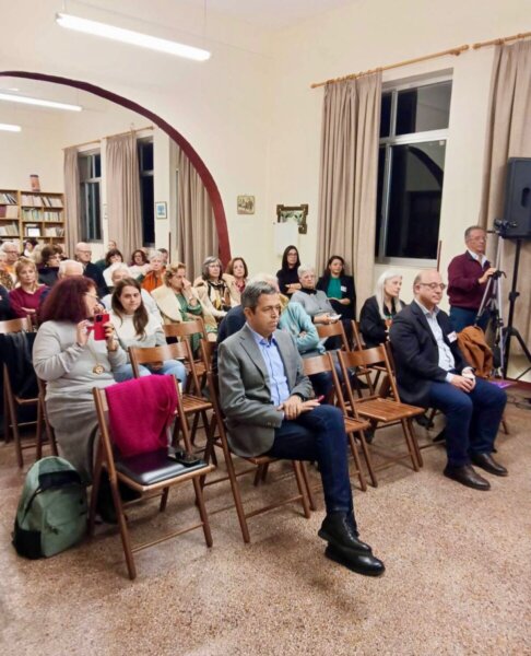 O Συμεών Κεδίκογλου στην εκδήλωση «Δημογραφικές μεταμορφώσεις: Η περίπτωση της Κύμης» στους Καλημεριάνους