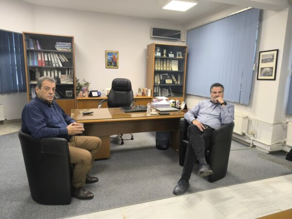 Στον Δήμο Ορχομενού ο Πρόεδρος της ΕΥΔΑΠ. Στο επίκεντρο η αποπεράτωση του έργου αποχέτευσης (φωτο)