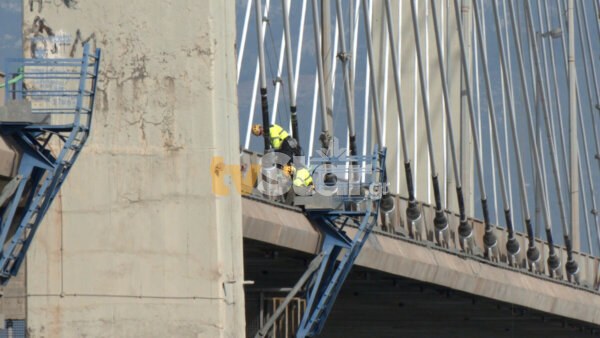 Εναερίτες ξεκίνησαν εργασίες συντήρησης της Υψηλής Γέφυρας