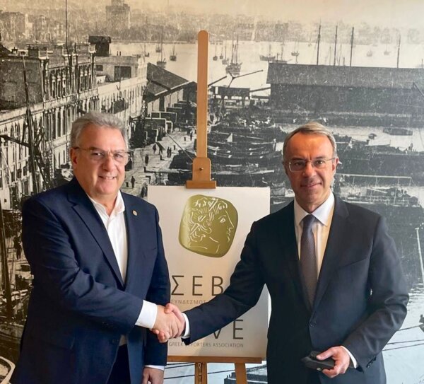 Συναντήσεις του Χρήστου Σταϊκούρα με τον Δήμαρχο Θεσσαλονίκης, τον Πρόεδρο του Συνδέσμου Εξαγωγέων Βορείου Ελλάδος και την Πρόεδρο του Συνδέσμου Βιομηχανιών Ελλάδος