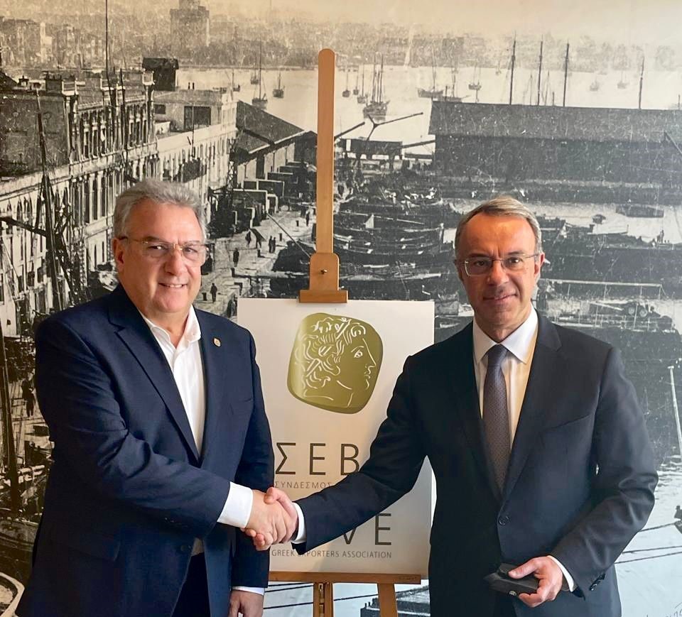 Συναντήσεις του Χρήστου Σταϊκούρα με τον Δήμαρχο Θεσσαλονίκης, τον Πρόεδρο του Συνδέσμου Εξαγωγέων Βορείου Ελλάδος και την Πρόεδρο του Συνδέσμου Βιομηχανιών Ελλάδος