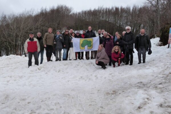 Εξόρμηση του ΟΜΦΙΔΑΣ Λαμίας στο χιονισμένο Πήλιο (φωτο)