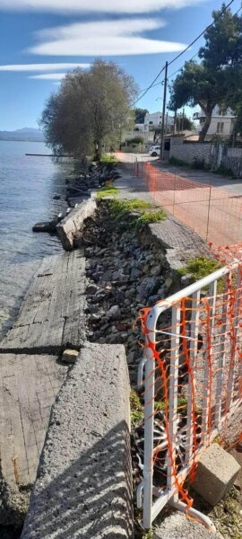 Παρέμβαση της Δημάρχου Χαλκιδέων για την άμεση προστασία του παραλιακού μετώπου της Αυλίδας