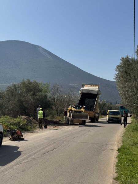 Εργασίες του Δήμου Χαλκιδέων στη Δ.Ε. Ανθηδόνας