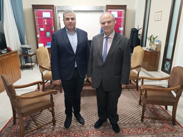 Επίσκεψη προέδρου ΑΣΕΠ στον Αντιπεριφερειάρχη Π.Ε. Φθιώτιδας Ηλία Κ. Σανίδα