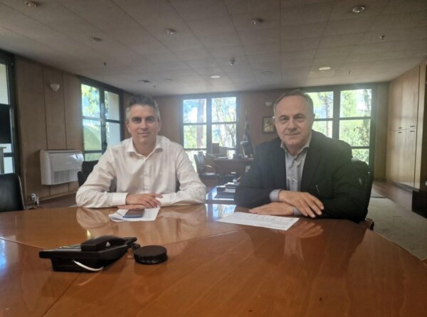 Συνάντηση Δημάρχου Λαμιέων με τον Υπουργό Υποδομών και Μεταφορών