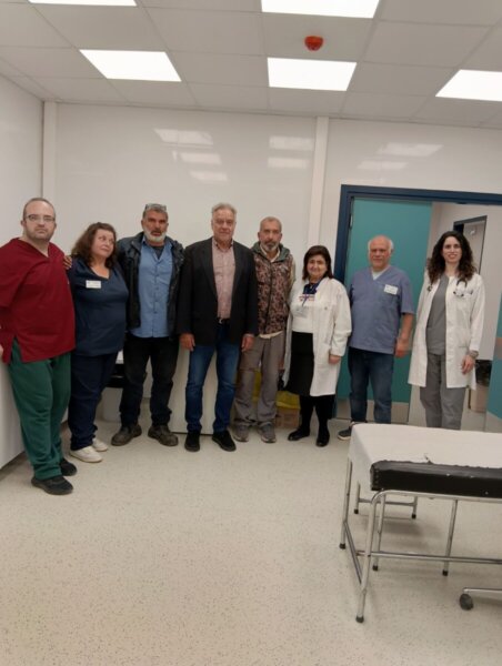 Επίσκεψη του Διοικητή της 5ης Υγειονομικής Περιφέρειας Θεσσαλίας και Στερεάς Ελλάδας στο Κέντρο Υγείας Διστόμου