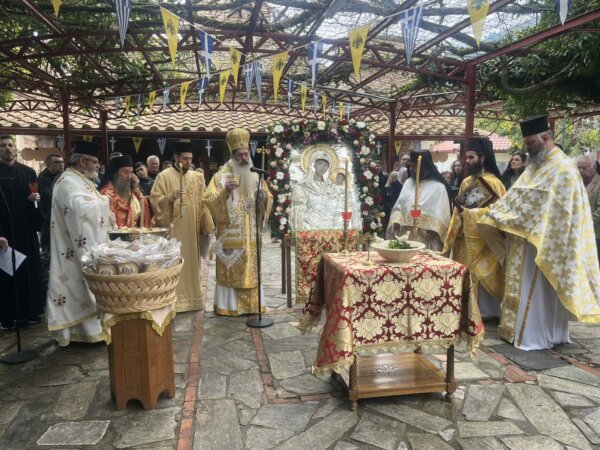 Εορτάστηκε με λαμπρότητα η Σύναξη της Παναγίας της Αγαθωνίτισσας στην Ιερά Μονή Αγάθωνος (photo + video)