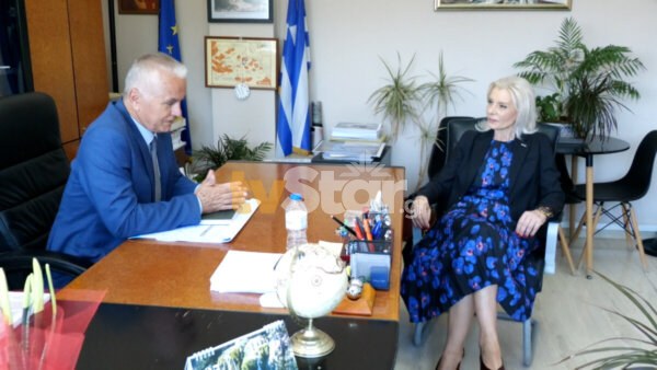 Στην Αλίαρτο η Γ.Γ. Αποκεντρωμένης Διοίκησης. Διαδοχικές συναντήσεις με δημάρχους.(video)