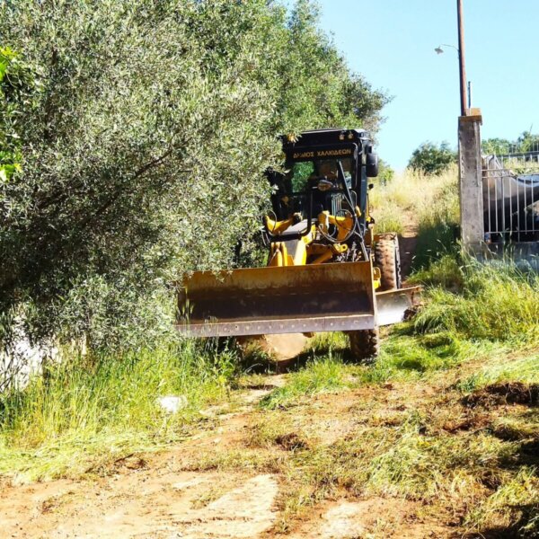 Εργασίες του Δήμου Χαλκιδέων στη Δ.Ε. Αυλίδας