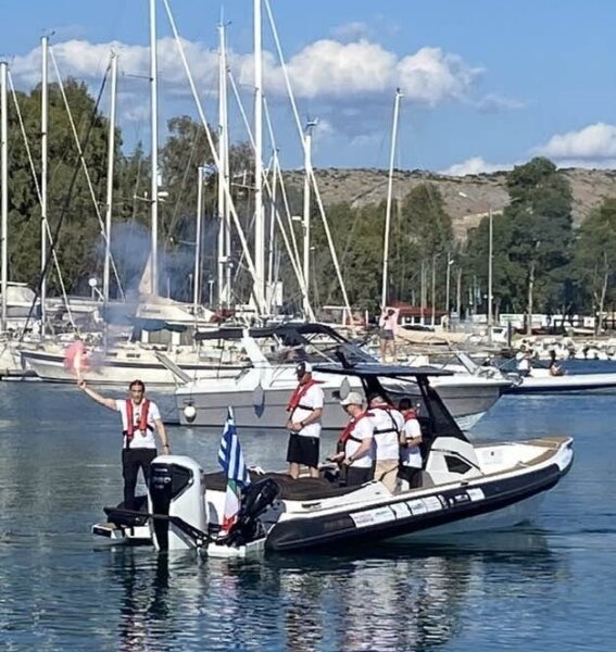 Οι θαλασσοπόροι μας ξεκίνησαν το ταξίδι πάνω στα “Ίχνη των Χαλκιδέων”