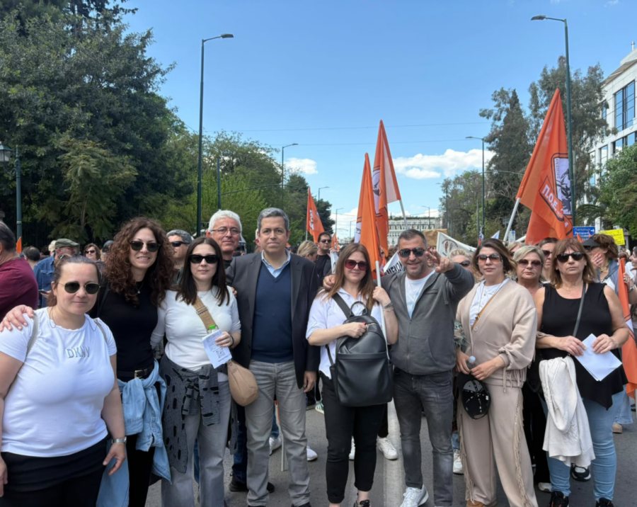 Από την τελευταία κινητοποίηση των δημοτικών υπαλλήλων στο κέντρο της Αθήνας