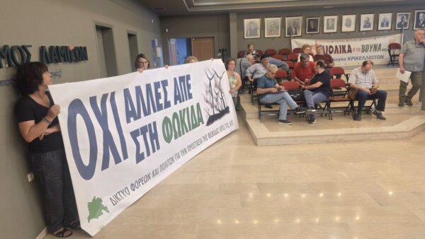 Όχι του περιφερειακού Συμβουλίου Στερεάς στο νέο χωροταξικό πλαίσιο για τις ΑΠΕ. (video)