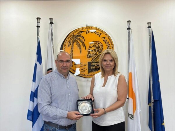 Επίσκεψη της Δημάρχου Χαλκιδέων στον Δήμο Λάρνακας