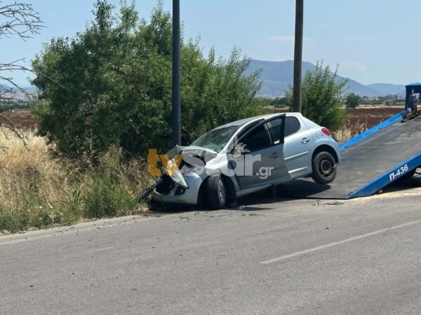 Πλαγιομετωπική με τραυματισμό στη Θήβα.(photo)