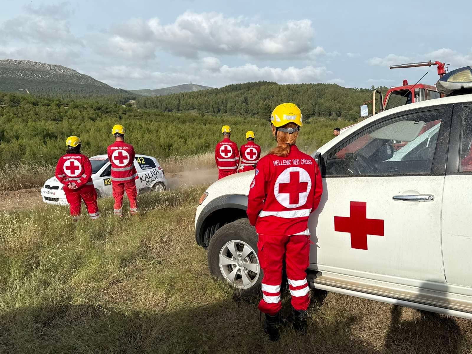 Ο Ελληνικός Ερυθρός Σταυρός παρέχει υγειονομική και διασωστική κάλυψη στο ΕΚΟ Ράλλυ Ακρόπολις 2026
