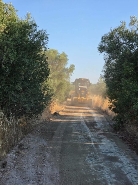 Εργασίες του Δήμου Χαλκιδέων στη Δ.Ε. Ανθηδόνας
