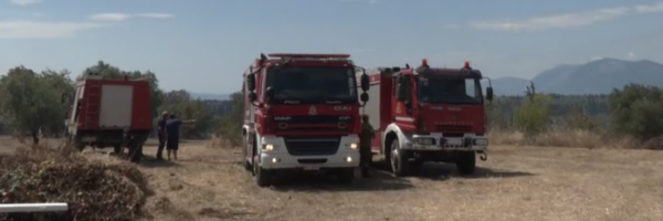 Σε ύφεση η φωτιά στο Αλιβέρι, κάηκαν 100 στρέμματα
