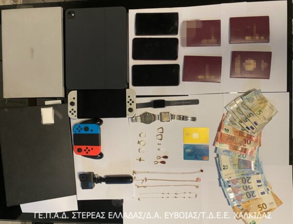 Χαλκίδα: Χειροπέδες σε 3 άτομα για κλοπές από σταθμευμένα αυτοκίνητα