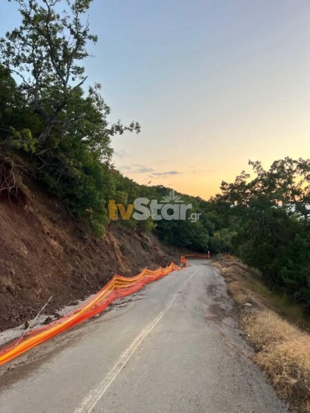Καταγγελία: Επικίνδυνος ο δρόμος προς την Καρυά Καμένων Βούρλων (photo+video)