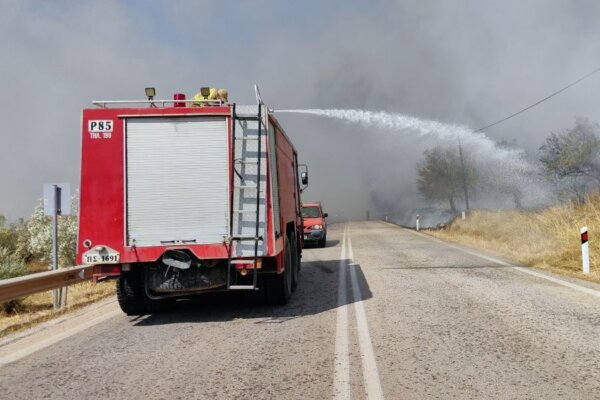 Βοιωτία: Ανεξέλεγκτο το πύρινο μέτωπο – Εντολή εκκένωσης στη Λιβαδόστρα