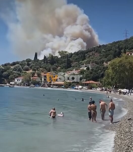 Μεγάλη πυρκαγιά στο Σκάλωμα Φωκίδας – 112 για εκκένωση οικισμών (photo)