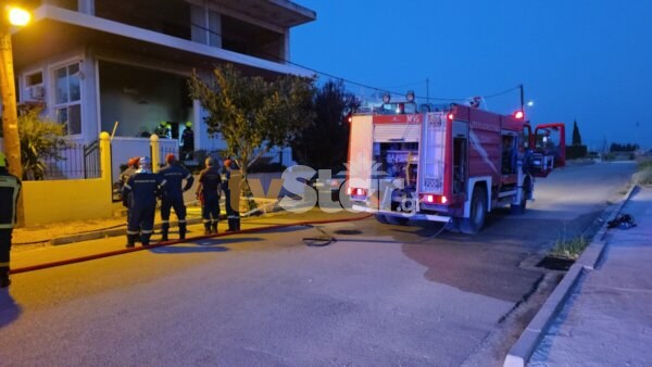 Έκρηξη και φωτιά σε επιχείρηση το πρωί στη Λαμία. (φωτο video)
