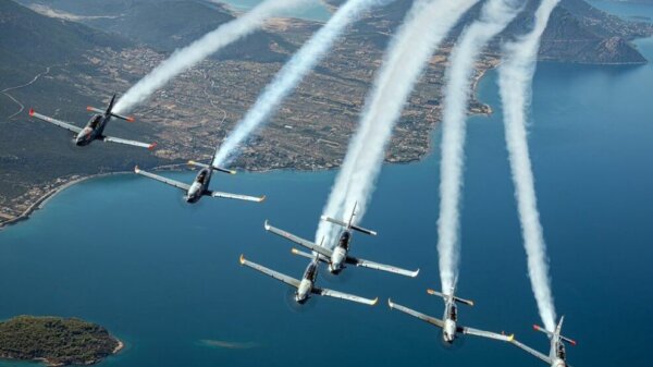 Athens Flying Week 2026: F-35, F-18, EUROFIGHTER και A400M στον ουρανό της Τανάγρας (video)
