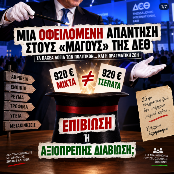 Από τον κατώτατο μισθό στο πραγματικό κόστος ζωής – Η ανάλυση του Γιάννη Μπάρμπα