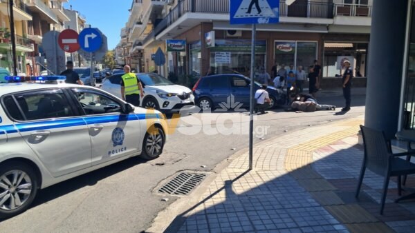 Παράσυρση πεζού στο κέντρο της Λιβαδειάς.(photo)