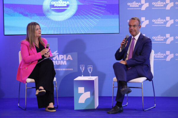 Ο Χρ. Σταικούρας στο Olympia Forum VII :«Οι επενδύσεις από το 11% του ΑΕΠ το 2019 έφτασαν στο 16% σήμερα»