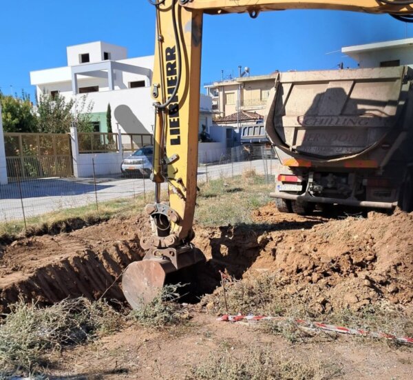 Ξεκίνησαν οι εργασίες εκσκαφής για τον νέο Βρεφονηπιακό Σταθμό Αμαρύνθου