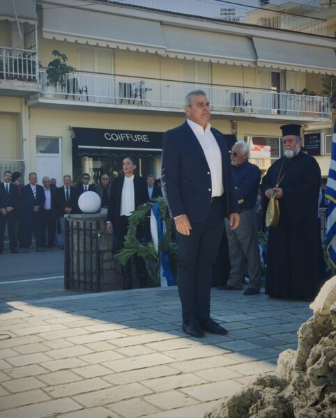 Ο Αντιπεριφερειάρχης Φθιώτιδας Ηλίας Σανίδας στην 83η επετειακή εκδήλωση για τη Μάχη της Μακρακώμης