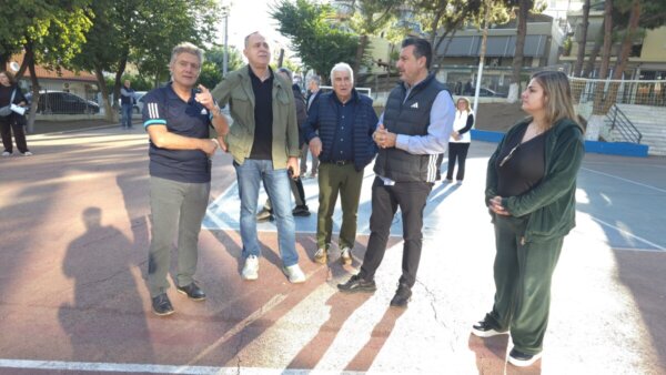 Αυτοψία του δημάρχου σε σχολεία της Λαμίας. Άμεσες παρεμβάσεις από τον δήμο. (φωτο – video)