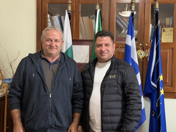Συνάντηση του Δημάρχου Δομοκού με τον Πρόεδρο του Συλλόγου Πολυτέκνων Οικογενειών Φθιώτιδας