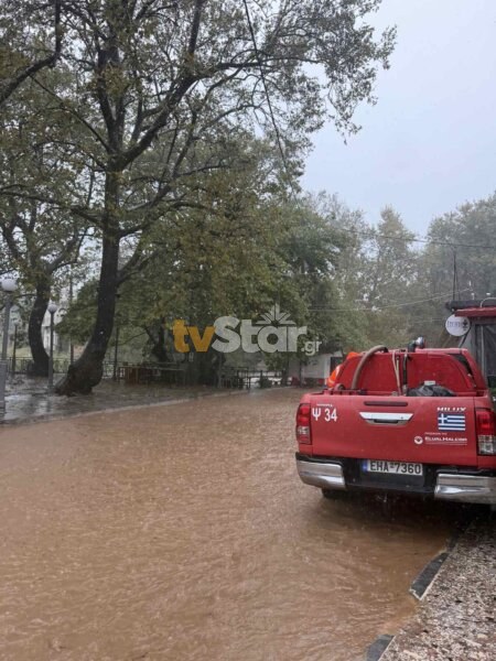 Εκκένωση για το χωριό Μακρυκάπα της Εύβοιας – Μεγάλες ζημιές στο νησί